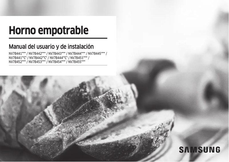 Page n°1 - Manuel utilisateur Samsung NV7B44403AB