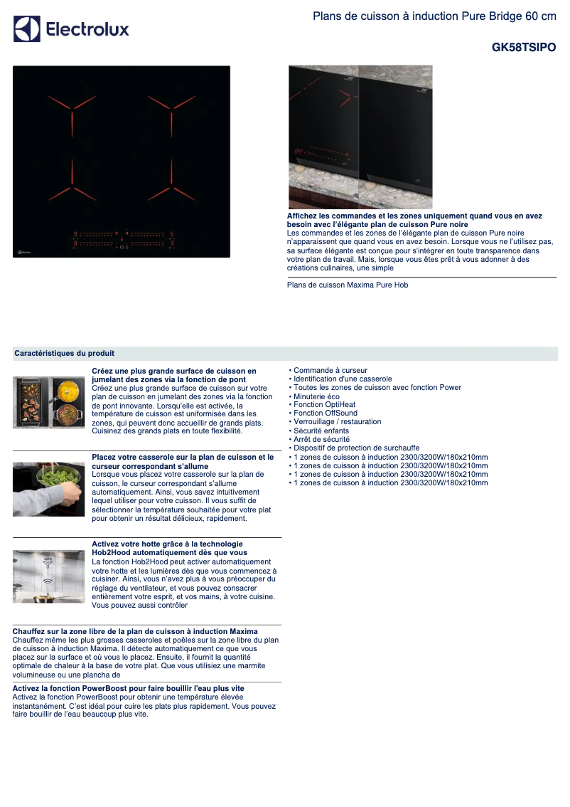 Image de la première page du manuel de l'appareil GK58TSIPO