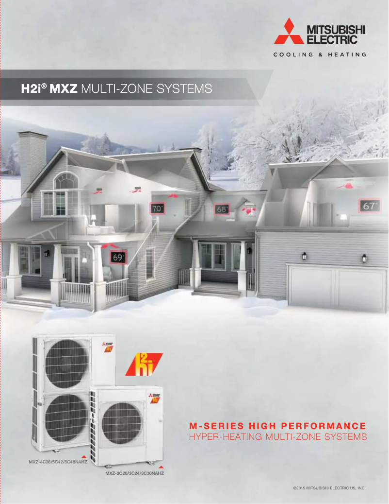 Page 1 de la notice Brochure Mitsubishi MXZ2C20NAHZ