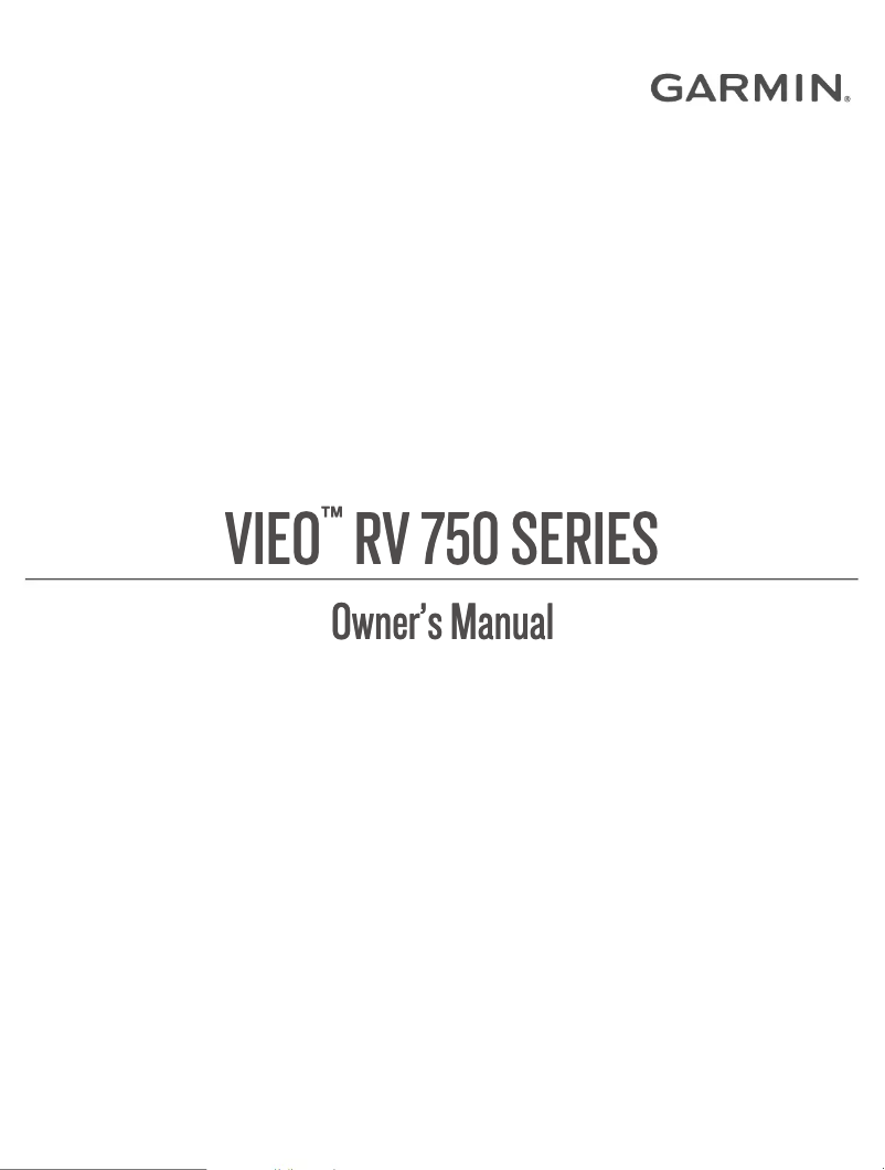 Page n°1 - Mode d'emploi Garmin Vieo RV 752