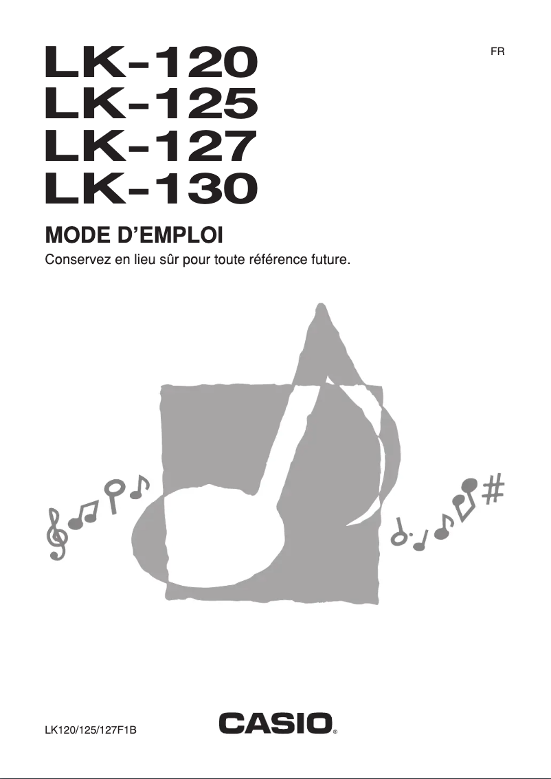 Image de la première page du manuel de l'appareil LK-125
