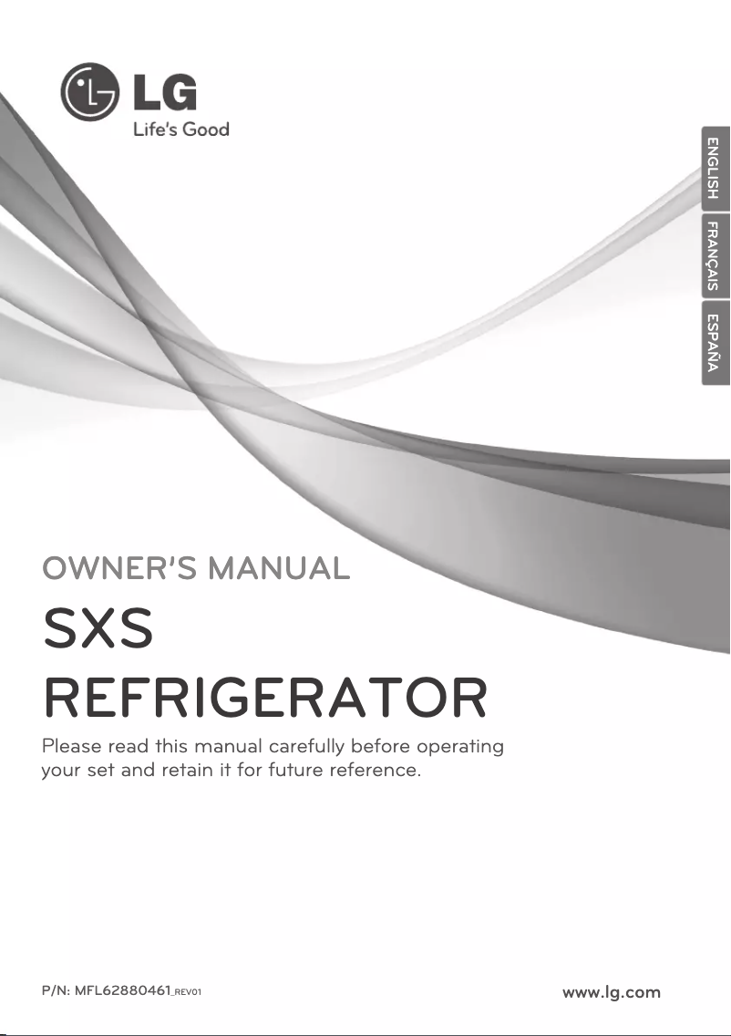 Page 1 de la notice Manuel utilisateur LG GW-B207FVQK