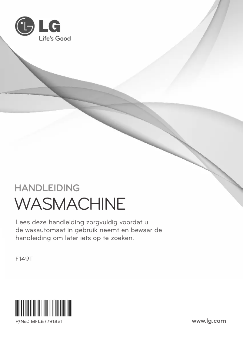 Page 1 de la notice Manuel utilisateur LG F149T