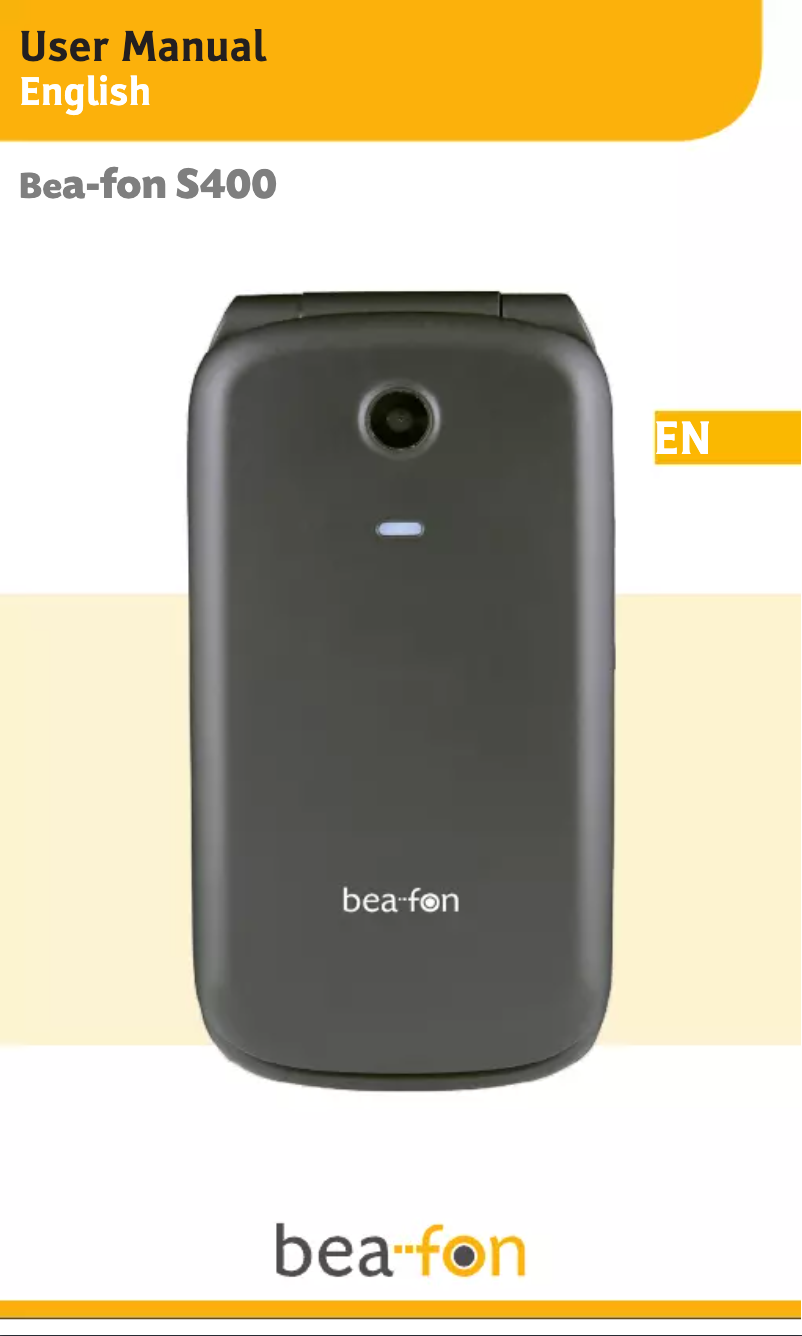 Image de la première page du manuel de l'appareil S400
