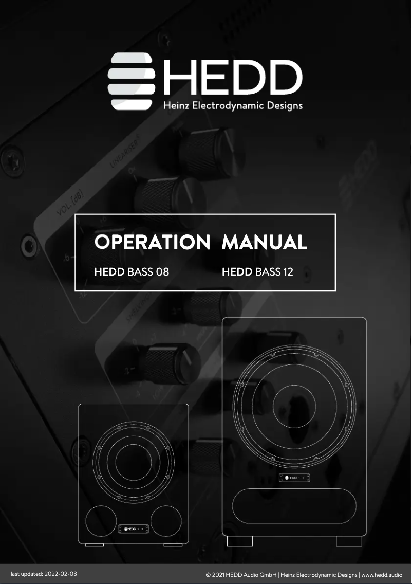 Image de la première page du manuel de l'appareil BASS 08