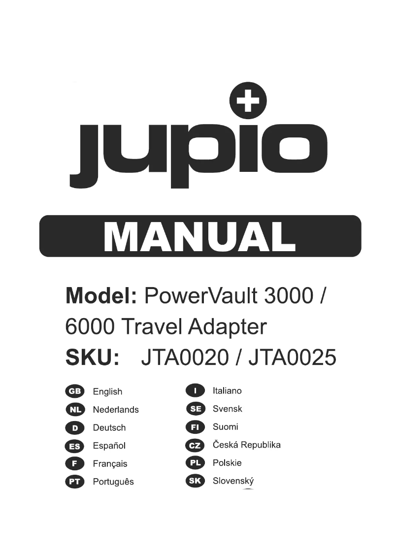 Page 1 de la notice Manuel utilisateur Jupio PowerVault 6000