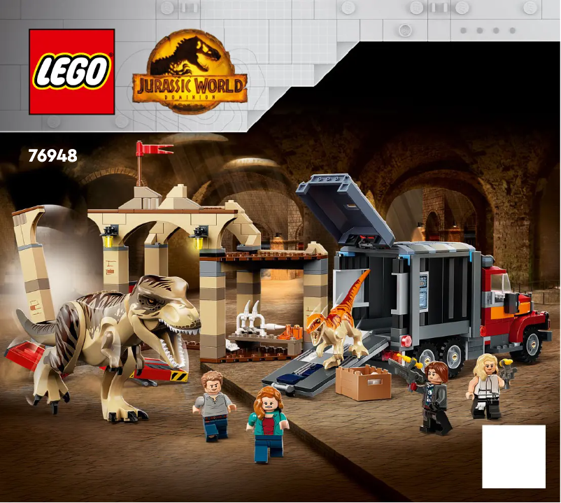Page 1 de la notice Manuel utilisateur Lego Jurassic World 76948