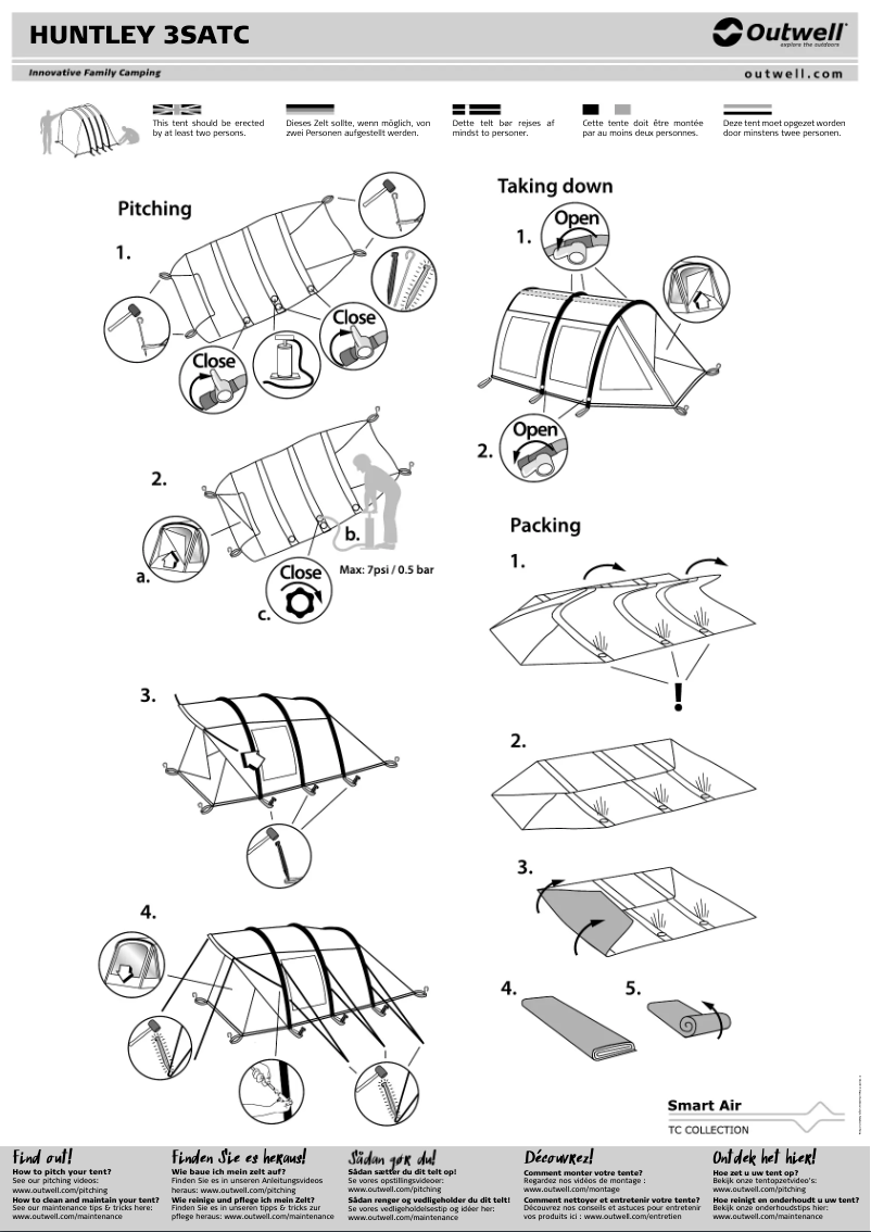 Image de la première page du manuel de l'appareil Huntley 3SATC