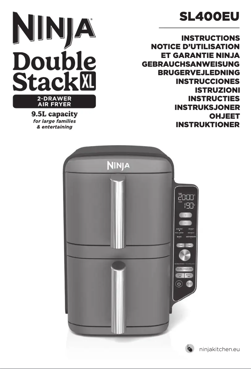 Página 1 del manual Manual de usuario Ninja Double Stack XL SL400EU