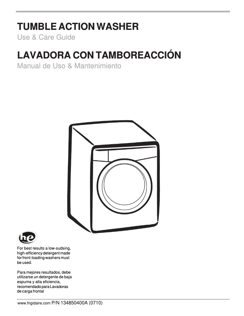 Page n°1 - Manuel utilisateur Frigidaire LTF8000FE