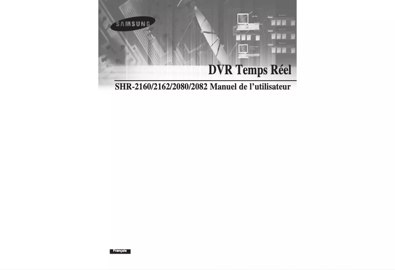 Image de la première page du manuel de l'appareil SHR 2082