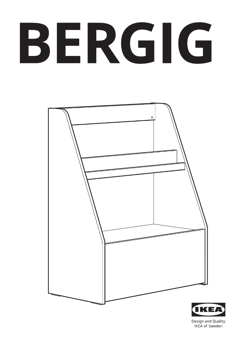 Page 1 de la notice Manuel utilisateur Ikea BERGIG 004.727.02