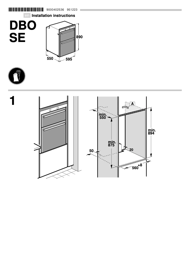 Page n°1 - Guide d'installation Siemens HB43MB620B