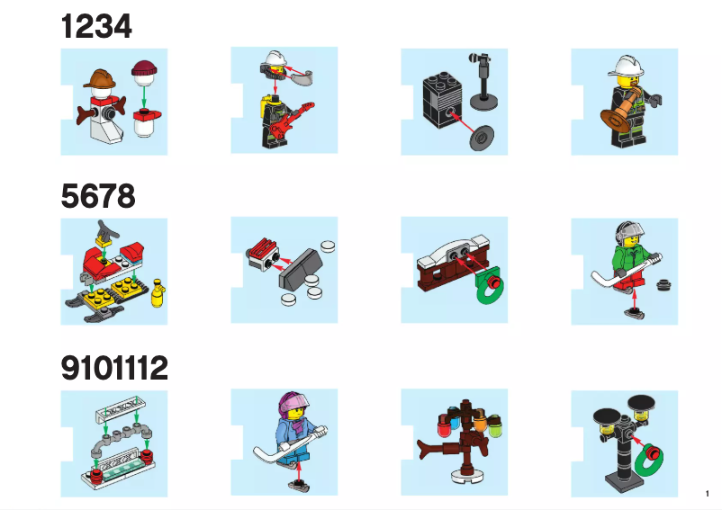 Image de la première page du manuel de l'appareil City 60133