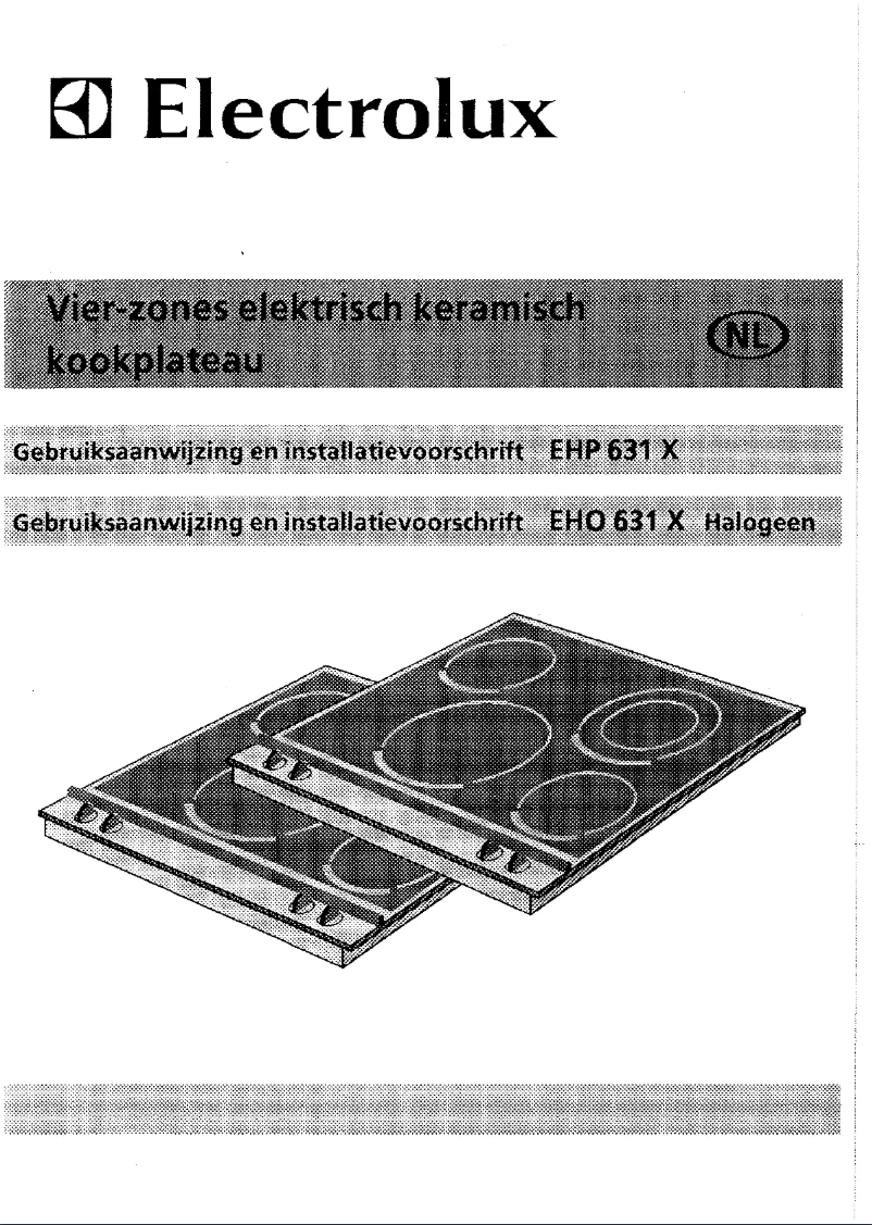 Page 1 de la notice Manuel utilisateur Electrolux EHP631