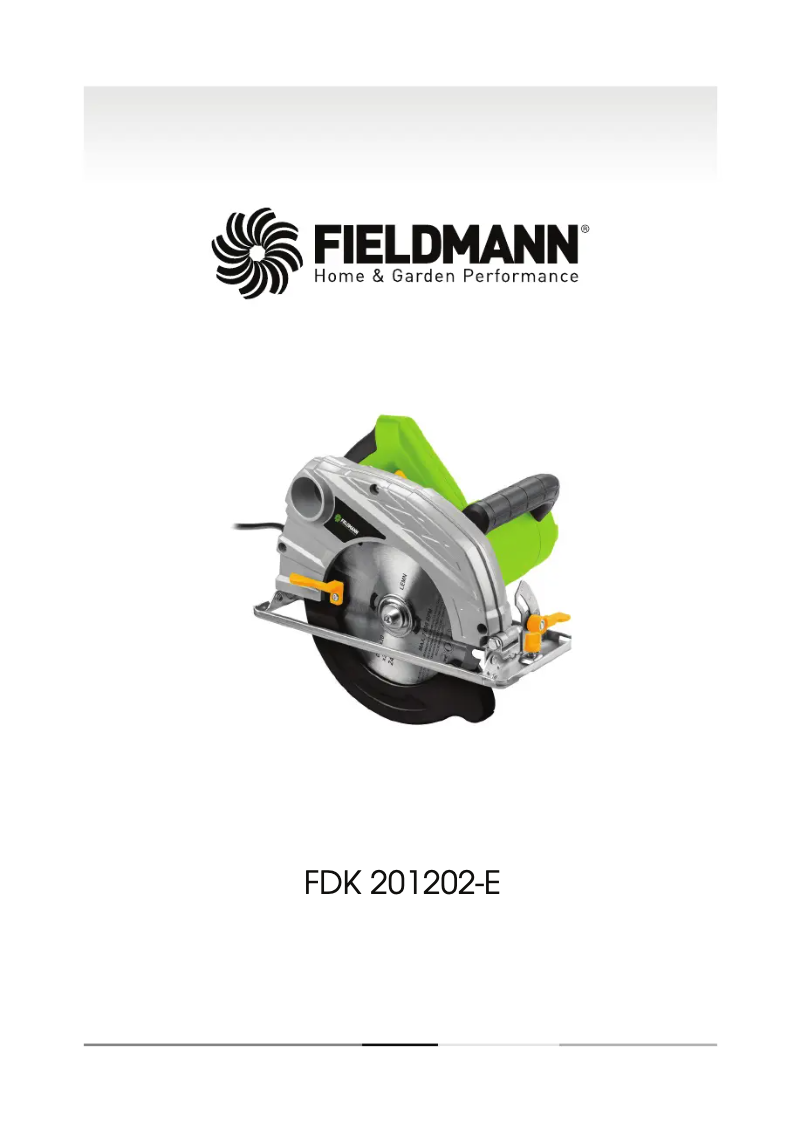 Page n°1 - Manuel utilisateur Fieldmann FDK 201202-E