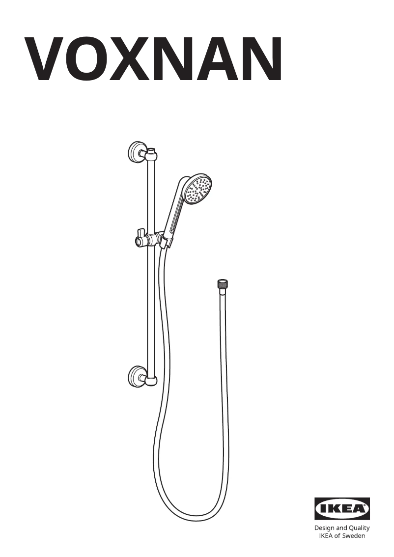 Page 1 de la notice Manuel utilisateur Ikea VOXNAN 704.973.32
