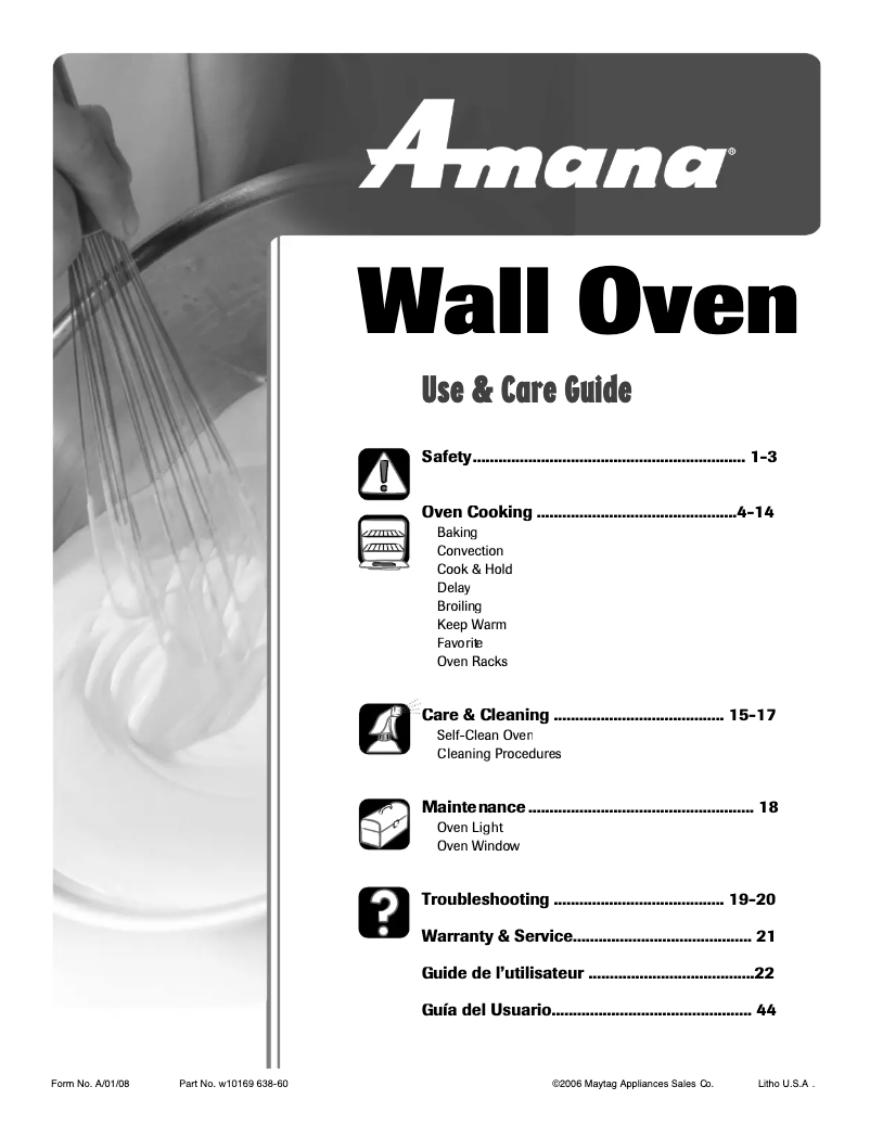 Image de la première page du manuel de l'appareil AEW3630DDW