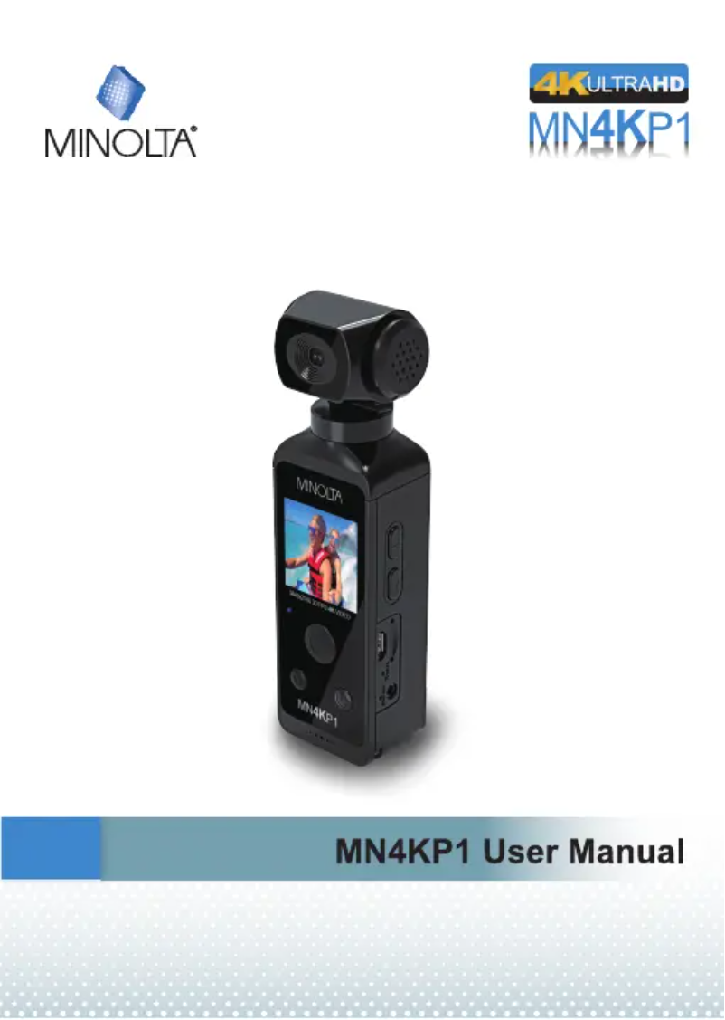 Page 1 de la notice Manuel utilisateur Minolta MN4KP1