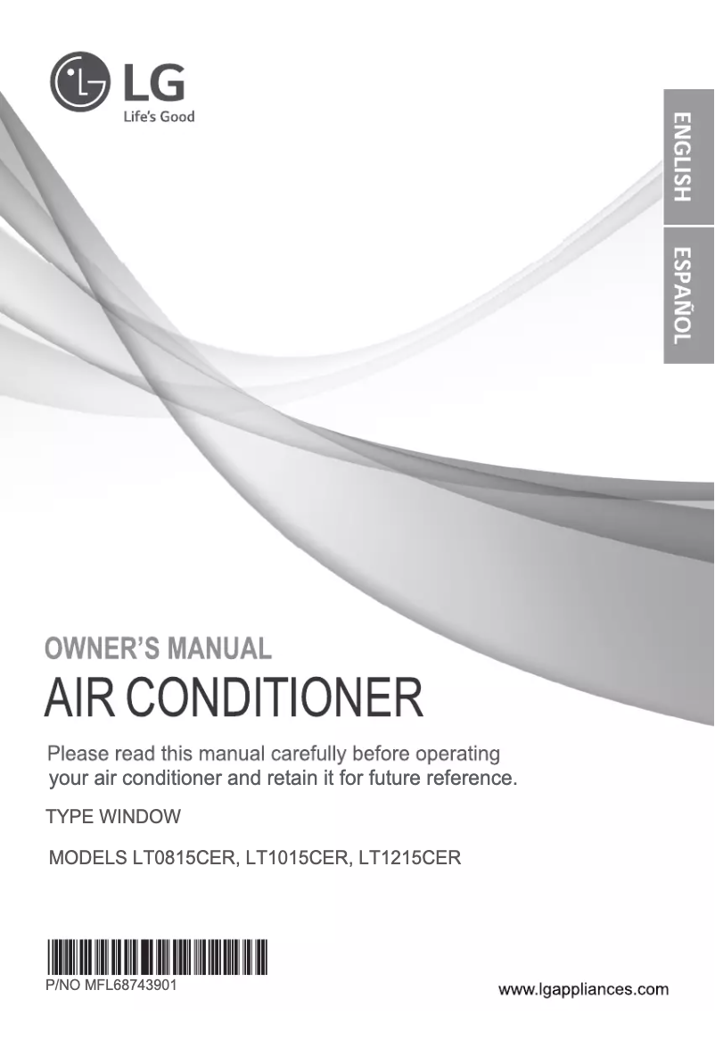 Page 1 de la notice Manuel utilisateur LG LT1015CER