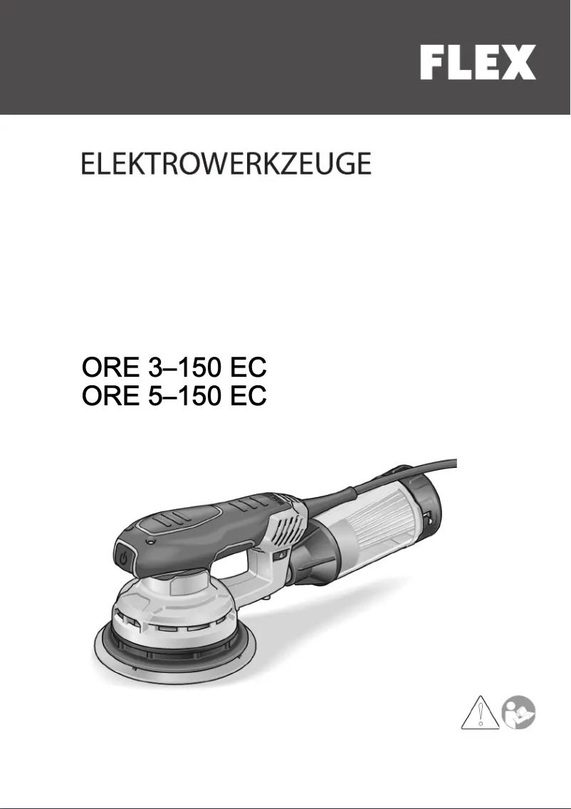Page n°1 - Manuel utilisateur Flex ORE 3-150 EC