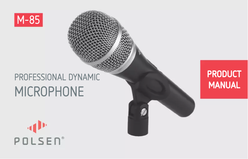 Page 1 de la notice Manuel utilisateur Polsen M-85