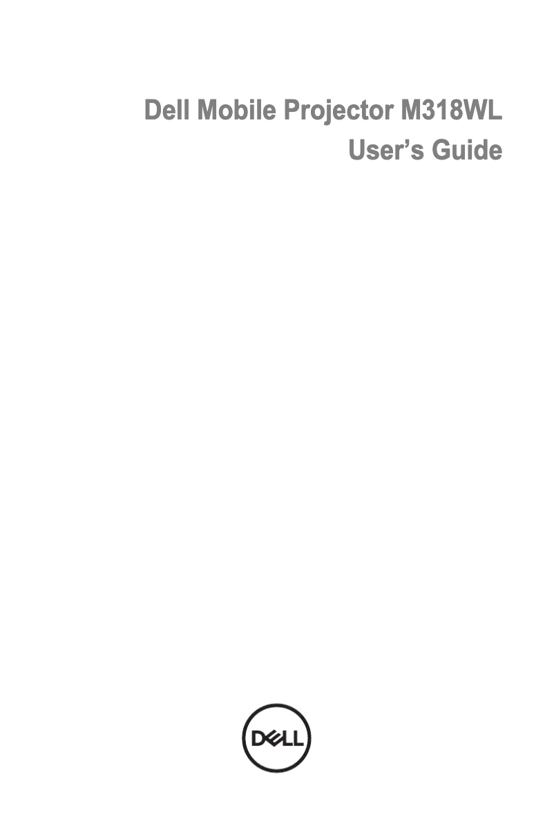 Page 1 de la notice Manuel utilisateur Dell M318WL