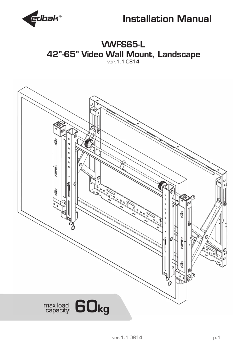Página 1 del manual Manual de usuario Edbak VWFS65-L