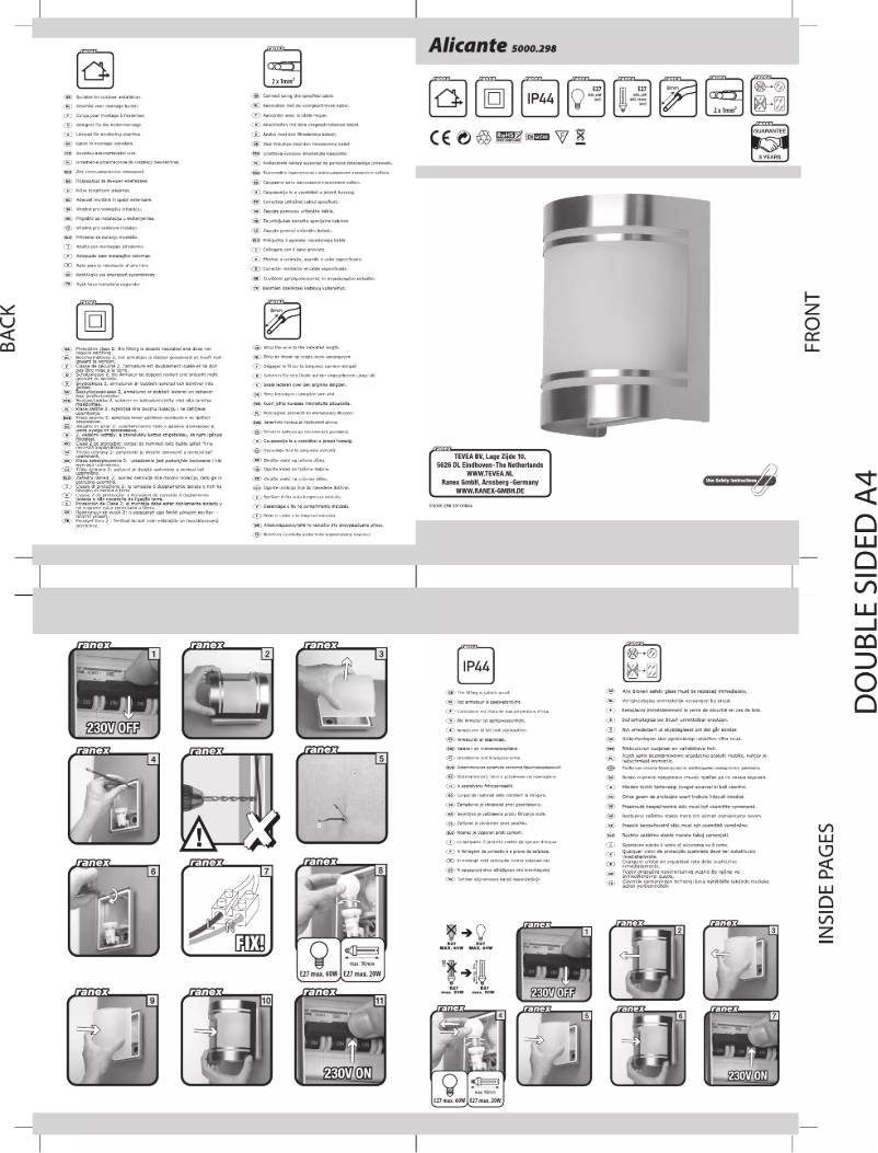 Page 1 de la notice Manuel utilisateur Ranex Boston
