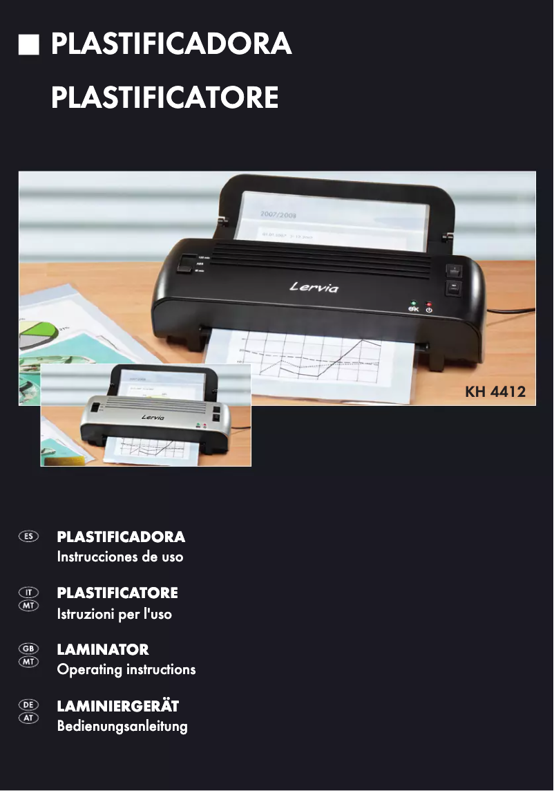 Page 1 de la notice Manuel utilisateur Lervia KH 4412