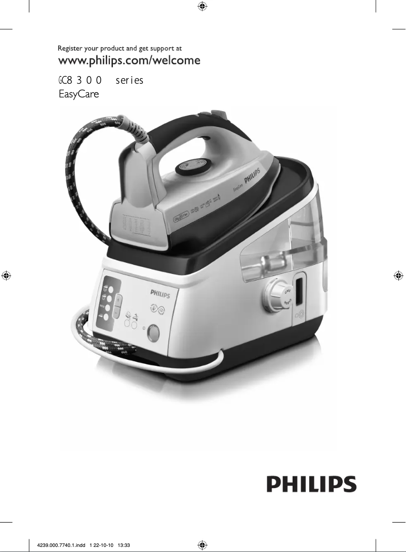 Página 1 del manual Manual de usuario Philips EasyCare GC8380
