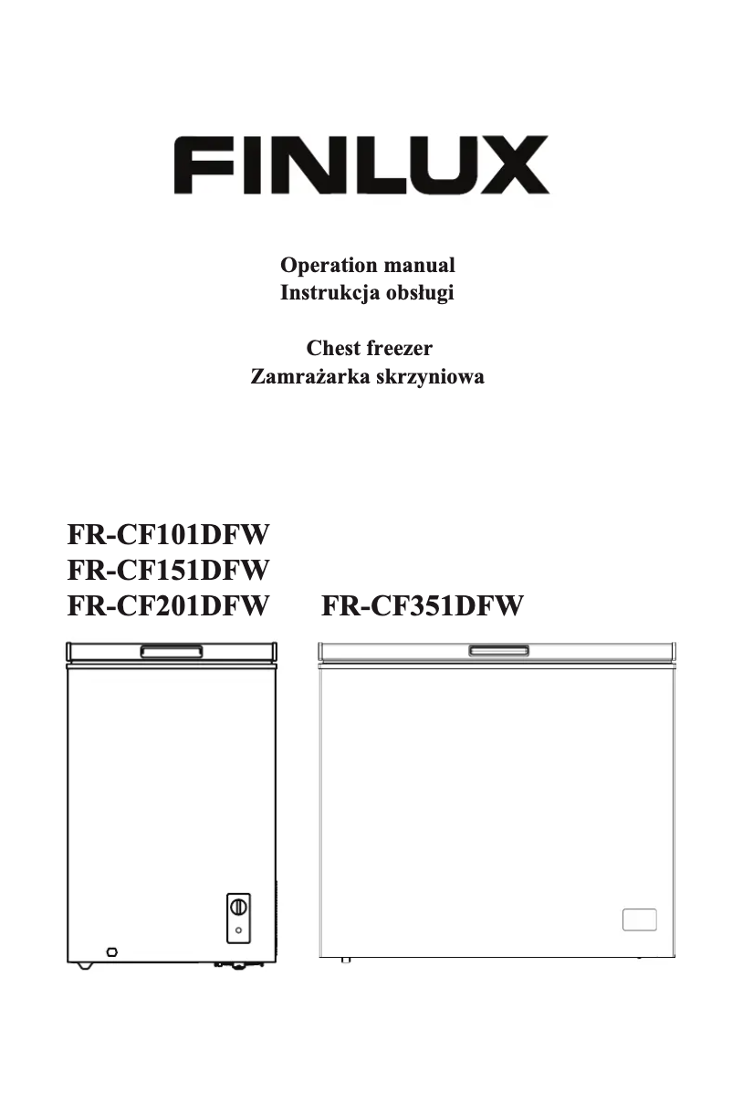 Page n°1 - Manuel utilisateur Finlux FR-CF151DFW