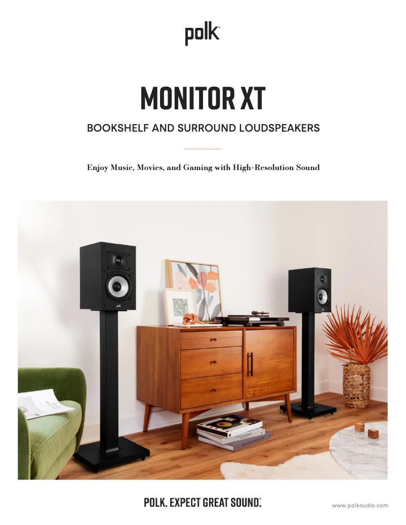 Page n°1 - Fiche technique Denon Monitor XT90