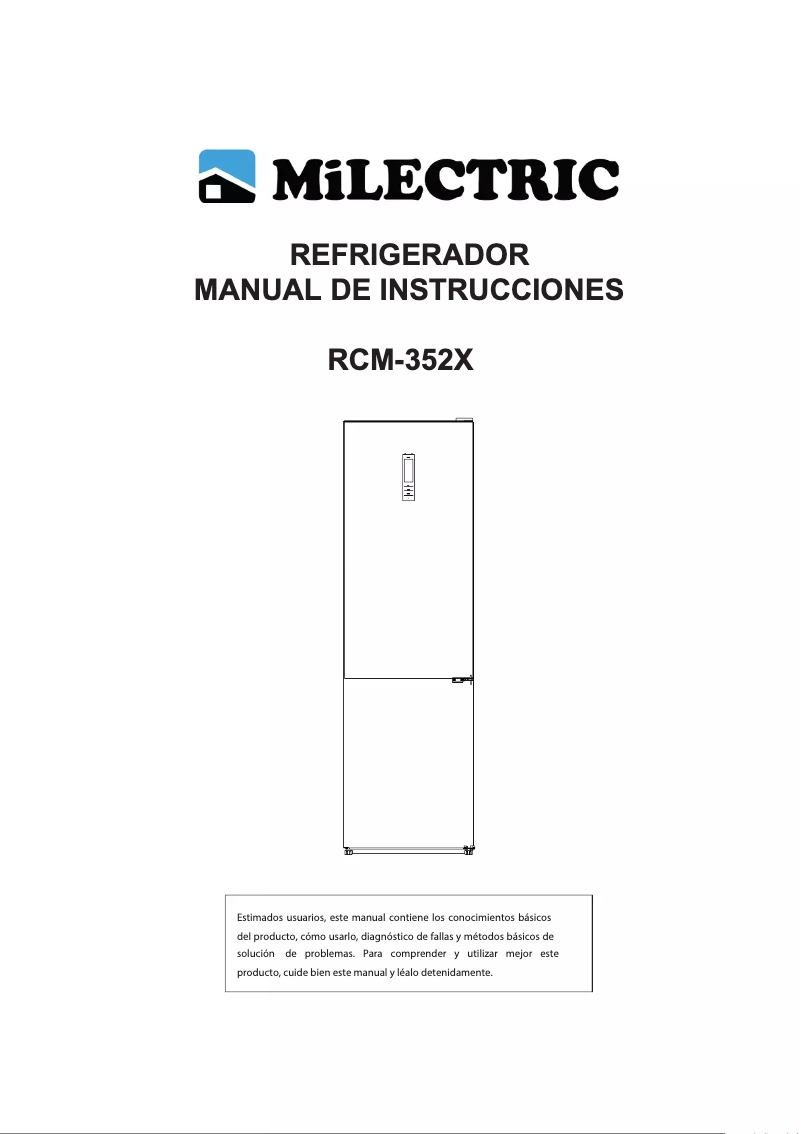 Page n°1 - Manuel utilisateur Milectric RCM-352X