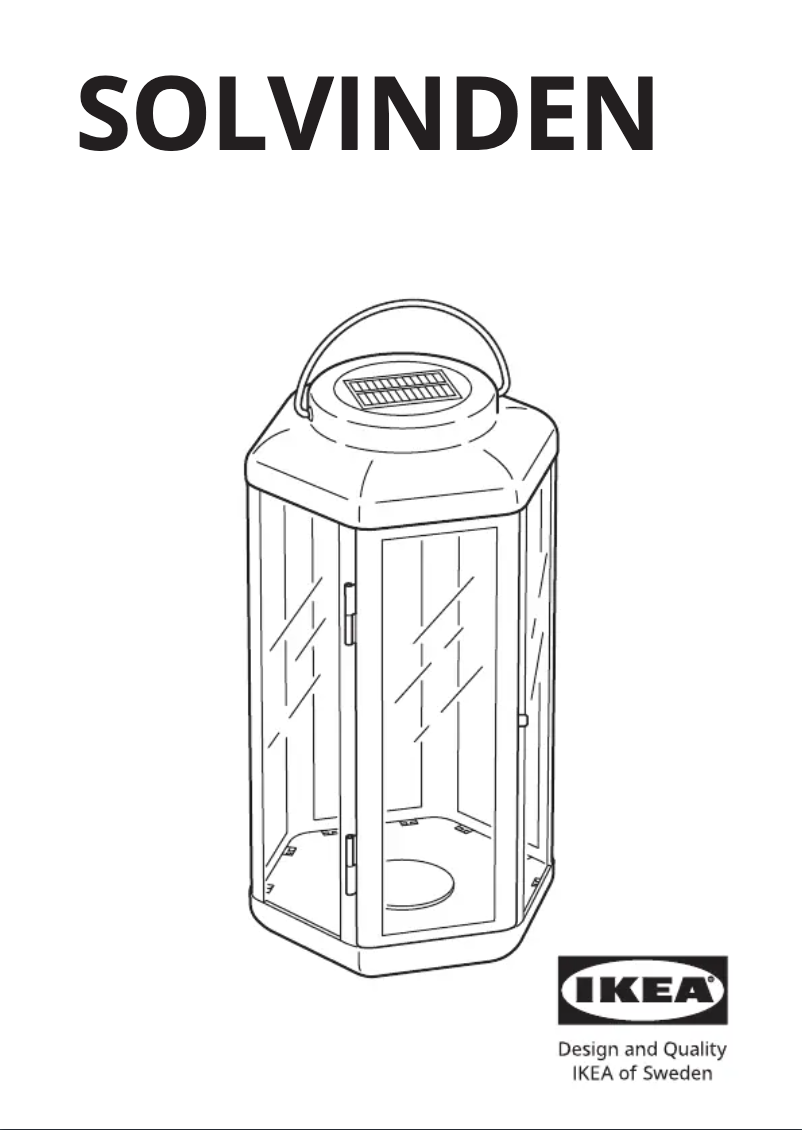 Imagen de la primera página del manual del dispositivo SOLVINDEN 205.145.79