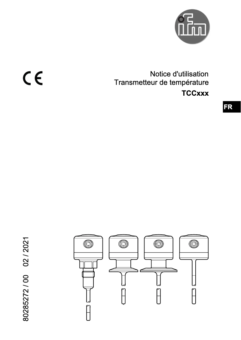 Page n°1 - Manuel utilisateur IFM TCC931