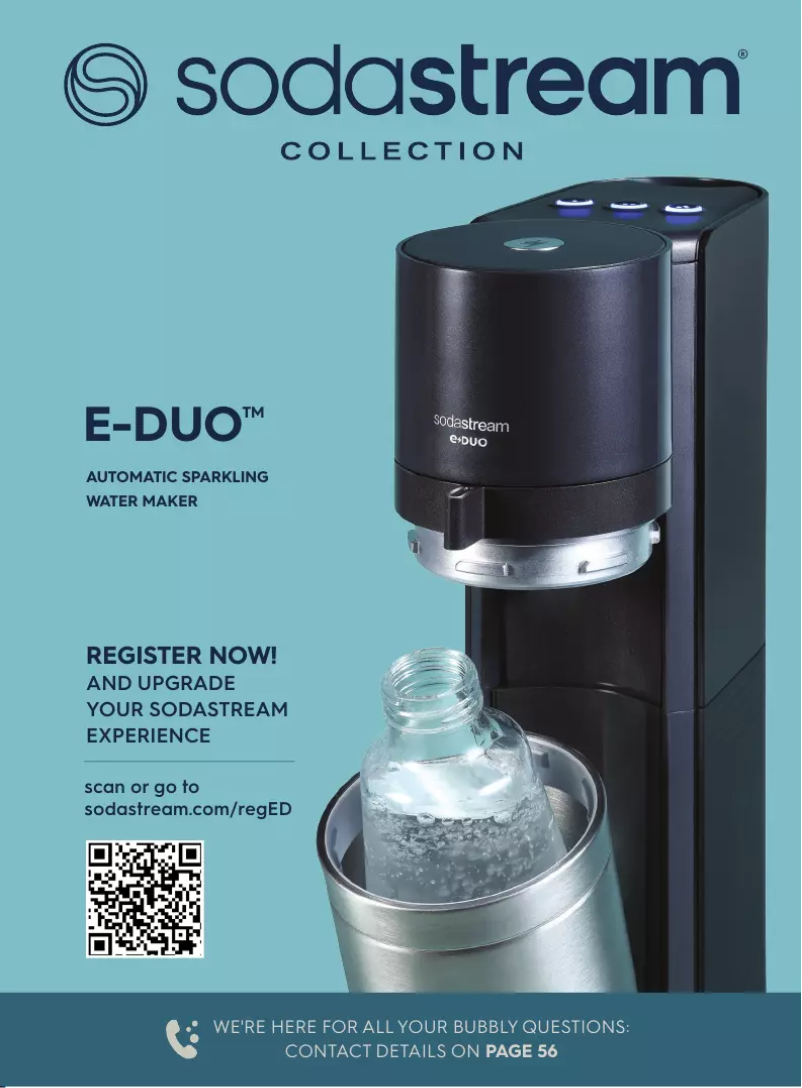 Page n°1 - Manuel utilisateur SodaStream E-Duo