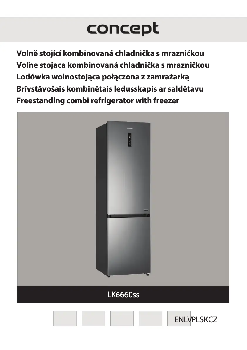 Page n°1 - Manuel utilisateur Concept LK6660SS