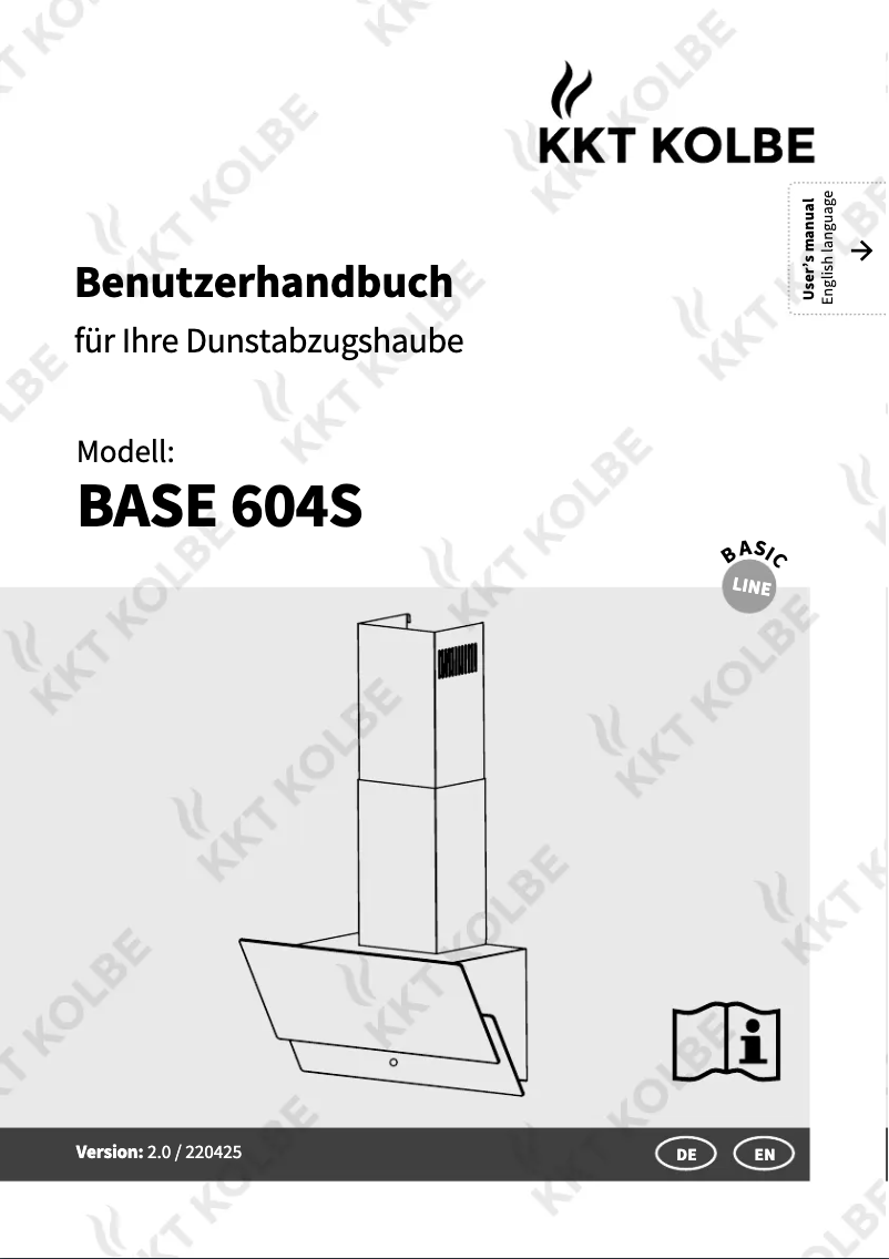 Image de la première page du manuel de l'appareil BASE604S