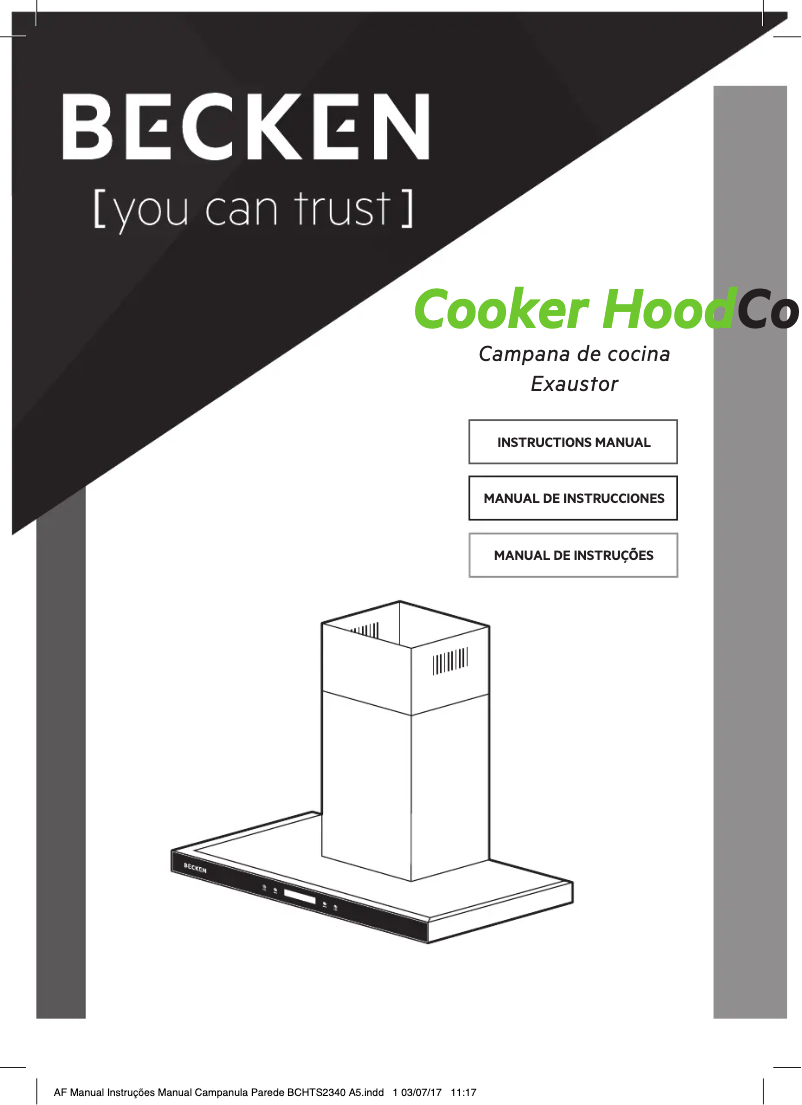 Página 1 del manual Manual de usuario Becken BCHTS3927