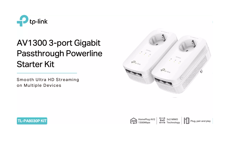 Page 1 de la notice Fiche technique TP-Link TL-PA8030P KIT