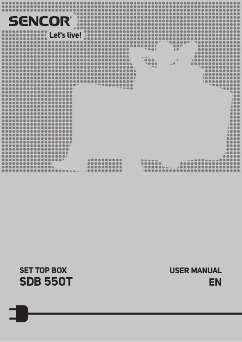 Page 1 de la notice Manuel utilisateur Sencor SDB 550T