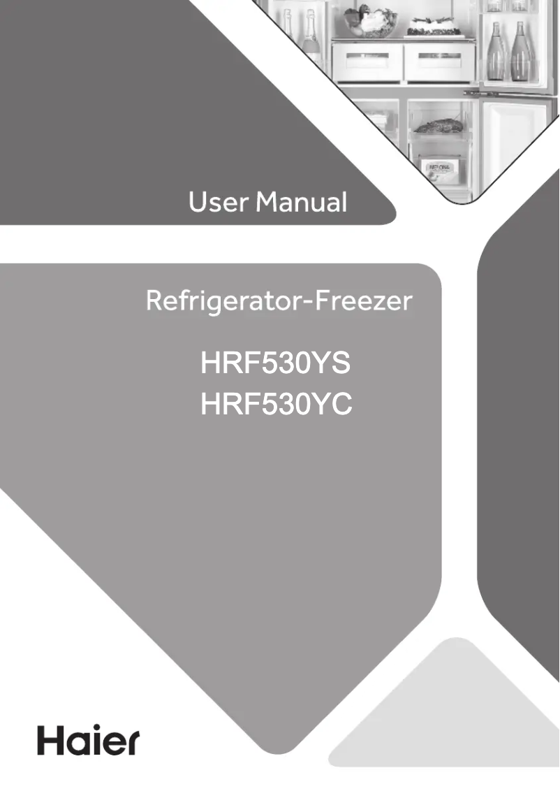 Page n°1 - Guide d'installation Haier HRF530YS