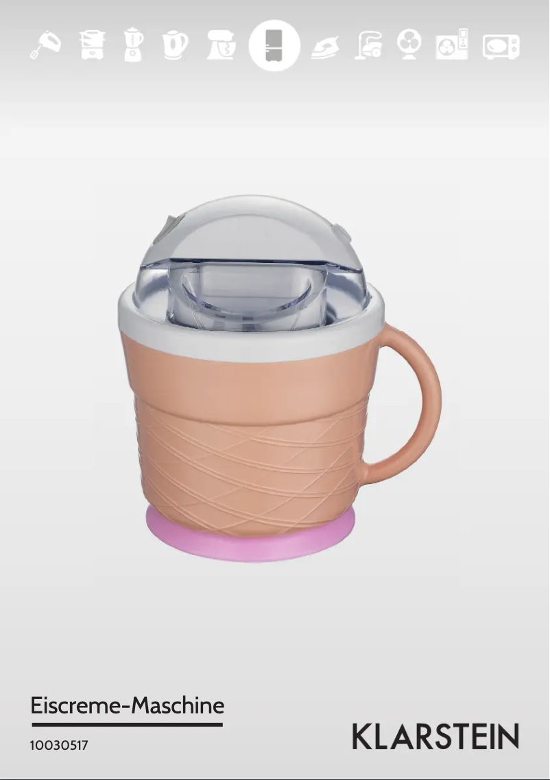 Image de la première page du manuel de l'appareil IceIceBaby 10030517