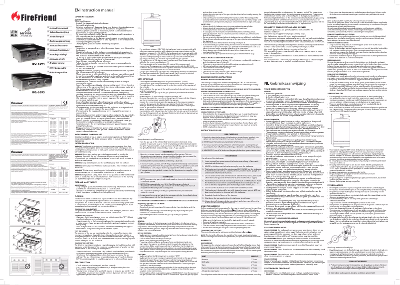 Page n°1 - Manuel utilisateur Campart BQ-6394