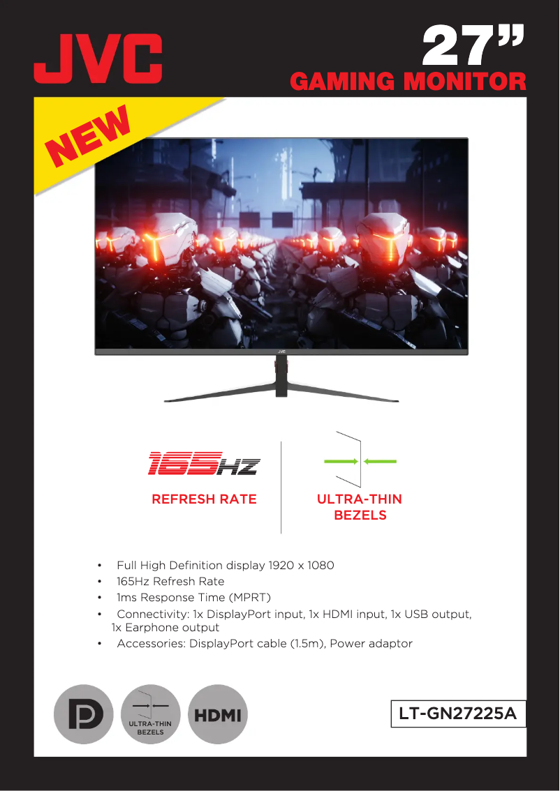 Page 1 de la notice Manuel utilisateur JVC LT-GN27225A