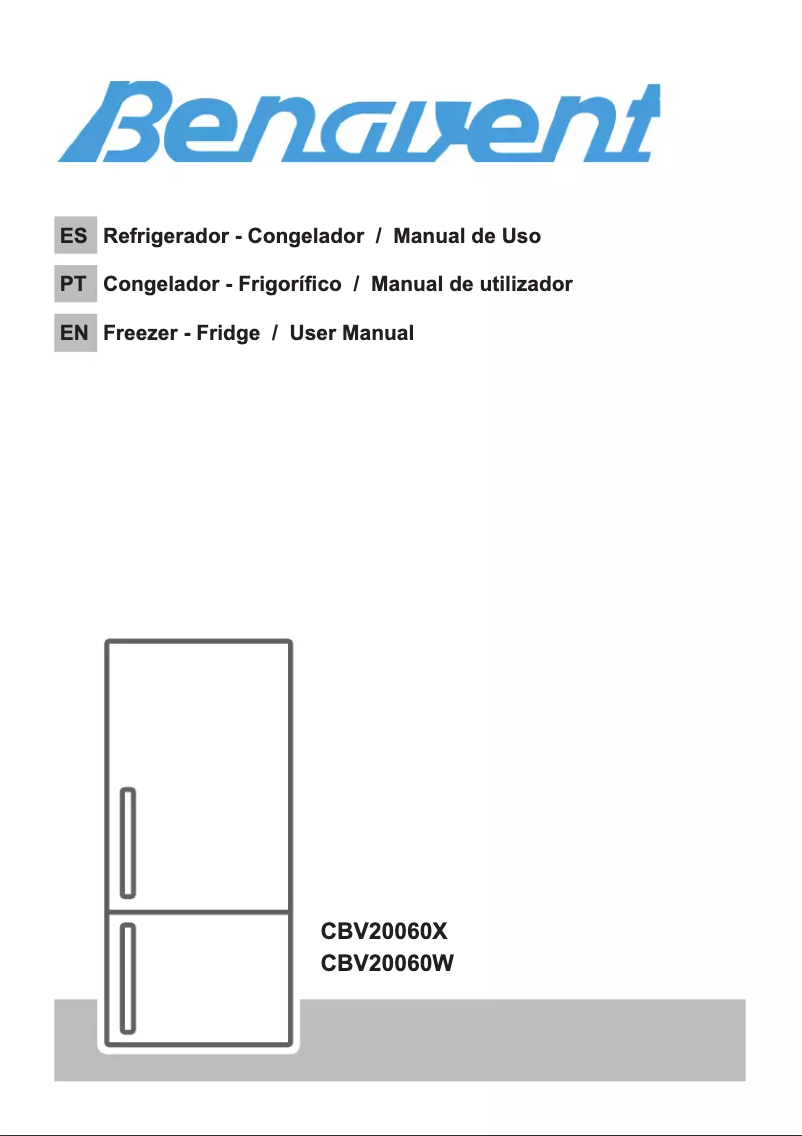 Page n°1 - Manuel utilisateur Benavent CBV20060X