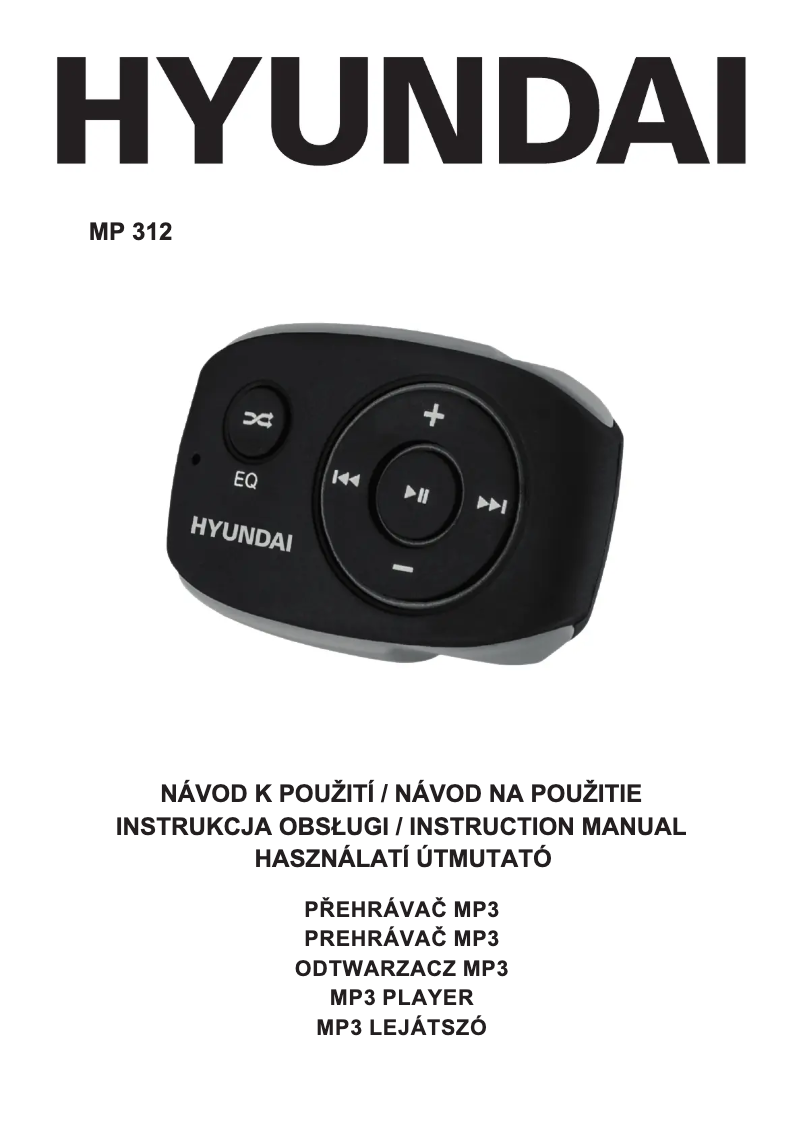 Image de la première page du manuel de l'appareil MP 312