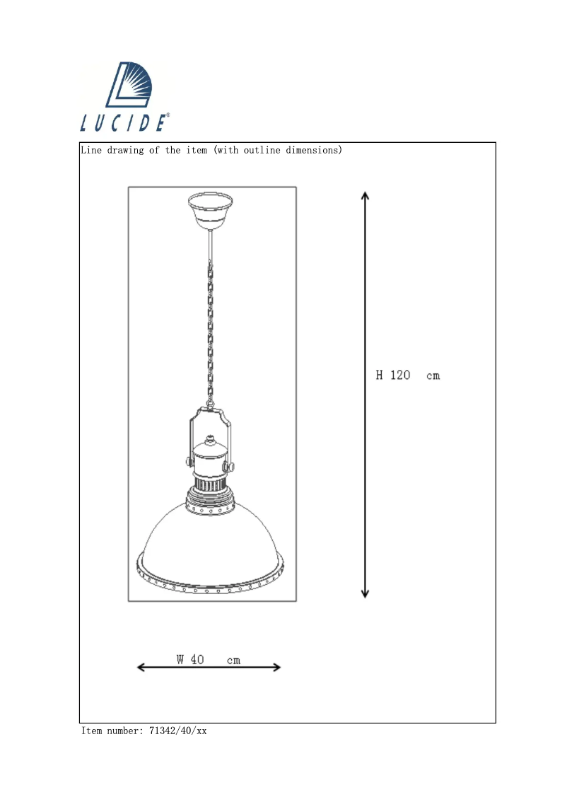 Page n°1 - Manuel utilisateur Lucide Dumont 71342/40/15