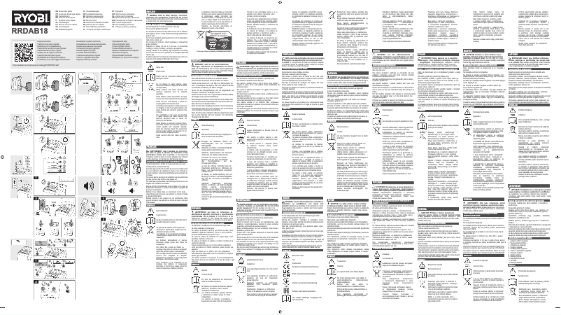 Image de la première page du manuel de l'appareil One+ RRDAB18